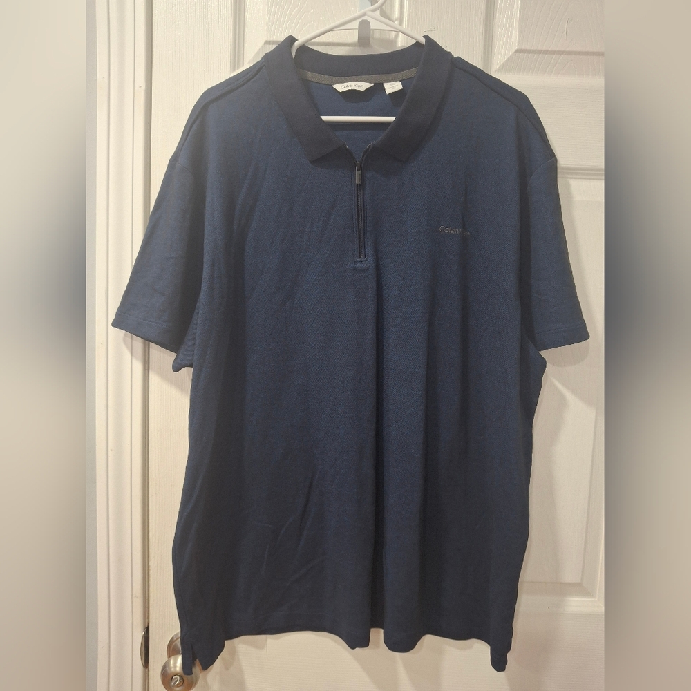 Calvin Klein Dark Blue Polo Shirt